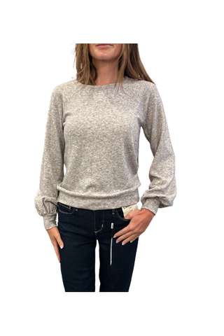 Raglan Top, Heather Gray