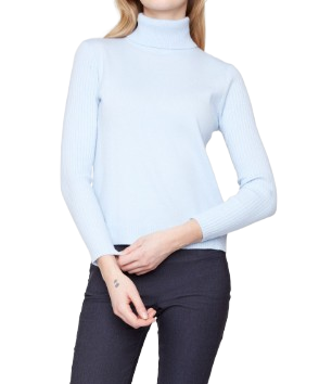 Knit Turtleneck, Mist