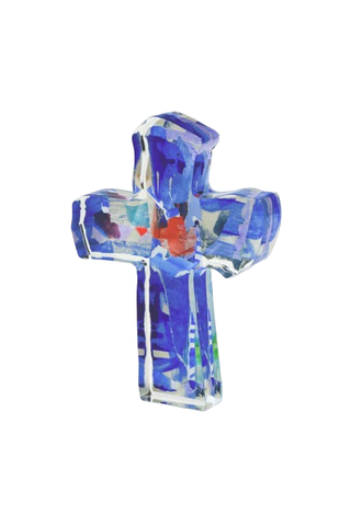 Periwinkle Everlasting Cross