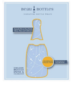 Beau Bottles Pearls and Prosecco Champagne