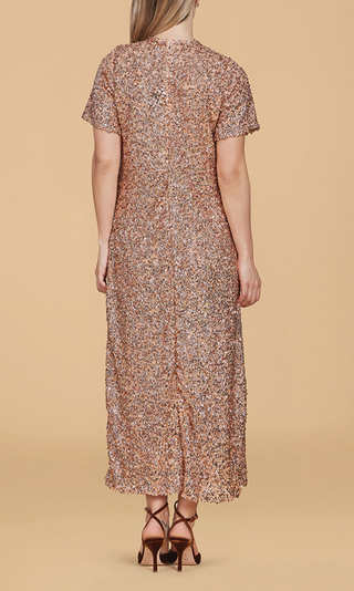 Gwyneth Dress, Rose Gold Sequin
