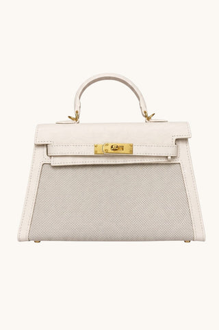 Structured Mini Bag, White