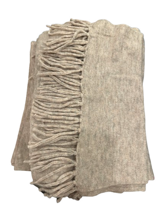Fringe Scarf, Oatmeal