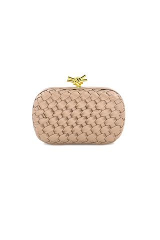Woven Clutchbag, Taupe