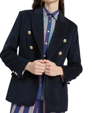 Navy Double Breasted Jacket
