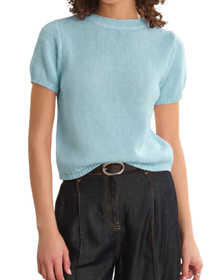 Banks Rolled Edge Sweater Tee