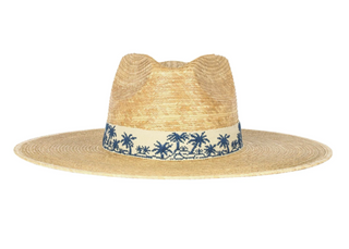 Tropical Toile Palm Hat