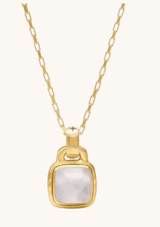 Sahara Solitaire Necklace, Clear