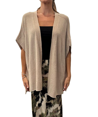 Dolman Knit Cardigan, Beige