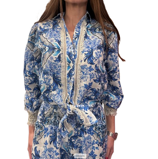 Nocelle Shirt, Peonia Blue