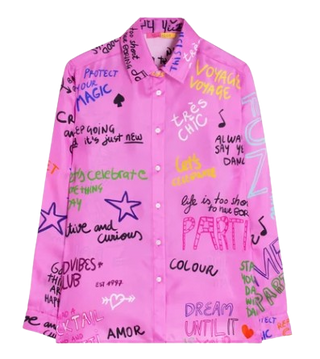 Ferris Wheel Blouse, Pink
