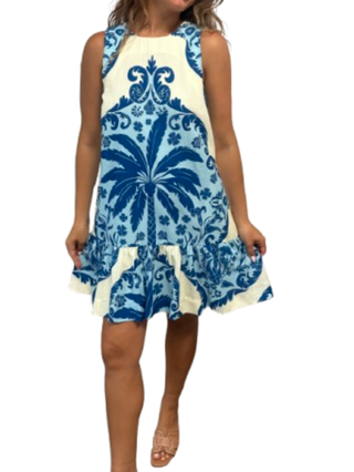 Sorella Dress, Mediterranean