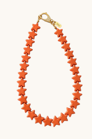 Star Necklace, Orange