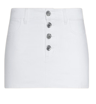 Solene Mini Skirt, White