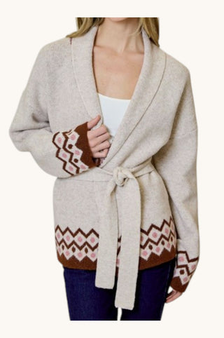 Jacquard Tie Jacket