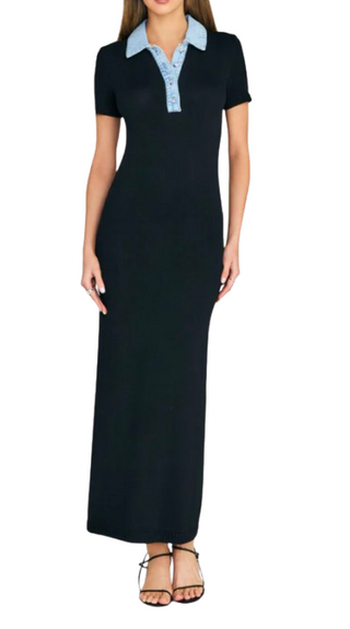 Reye Knit Dress, Black