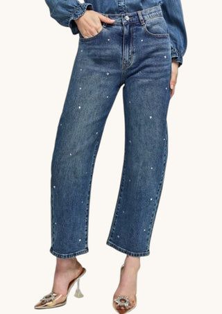 Cobel Heart Crystal Jeans