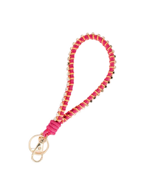 Beach Bling Bag Charm, Pink