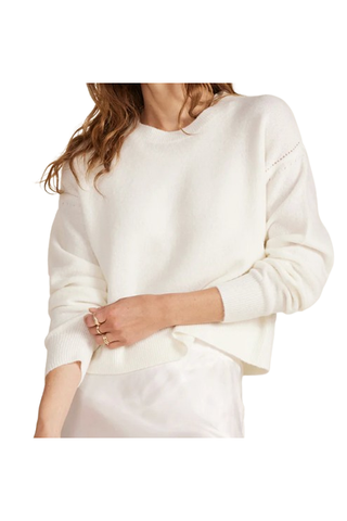 Boxy Sweater, White