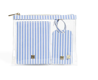 Luxe Trvl 3 piece, Chambray Stripe