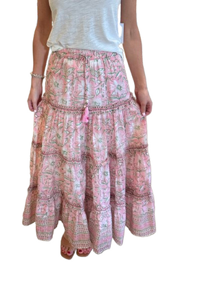 Risha Maxi Skirt, Pink