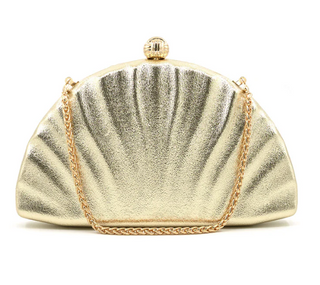 Shell Clutch, Gold