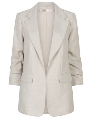 Linen Blazer, Sand