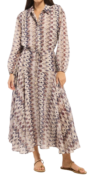 Marcia Dress, Serpentine Geo