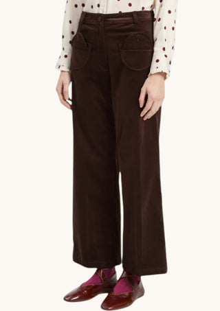 Brown Velvet Trousers
