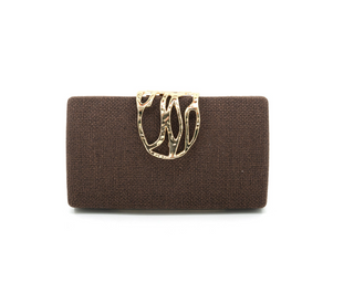 Gaia Clutch, Brown