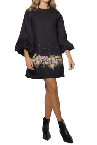 Fiorella Dress, Garden Black
