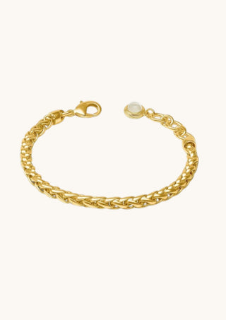 Cobblestone Link Bracelet, Gold