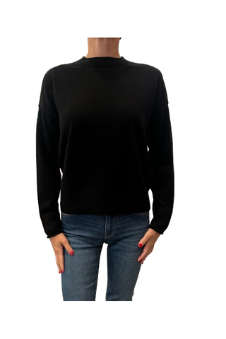 Easy Cashmere Crew, Black