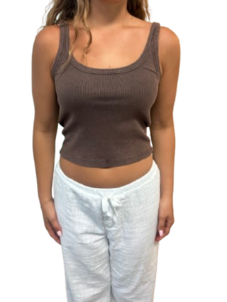 Crop Fitted Tank