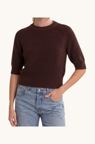 Cornelia Rib Crew Pullover