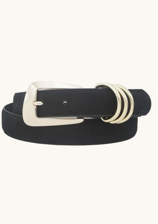 Triple D Loop Belt, Black