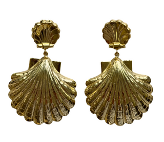 Kiki Gold Shell Earring