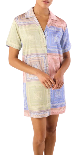 Holland Dress, Pastel Tiles