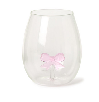 Bow Stemless Wine Glass