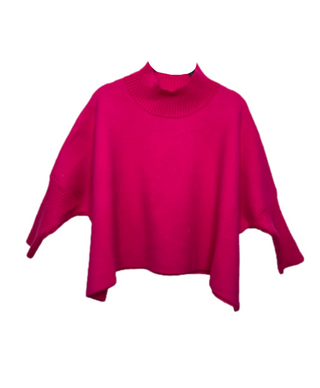 Aja Sweater, Super Pink