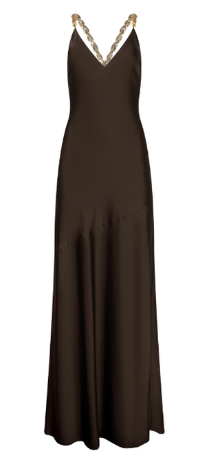 Saint Beaded Gown, Brunette