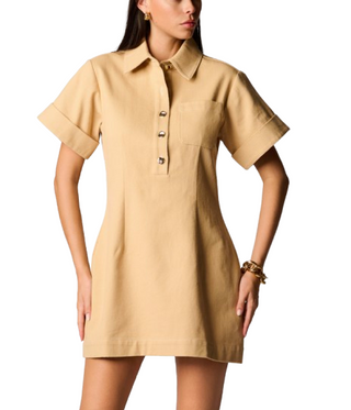Beca Dress, Sandstone