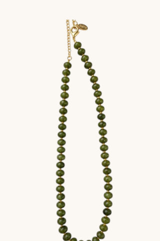 Seaglass Necklace, Emeral Green