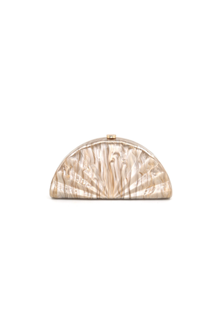 Acrylic Fan Clutch, Caramel