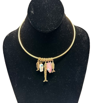 Go Fish Collar Necklace