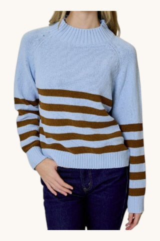 Raglan Stripe Sweater
