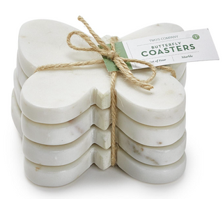 Butterfly Marble Coasters