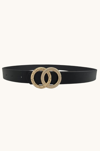 Double Circle Belt, Black