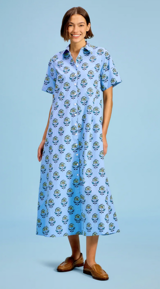 Gibbons Dress, Orchid Sprigs