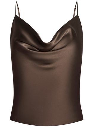 Calista Cowl Neck Cami, Cardamom